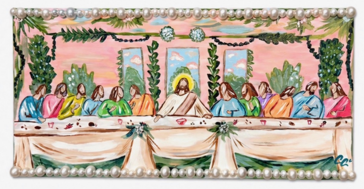 The Last Supper🌷 — original canvas art by Caroline