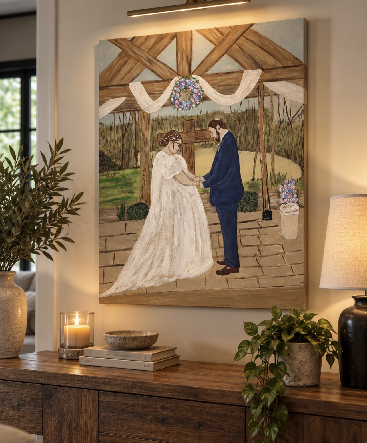 Custom Painting Commission — original canvas art by Caroline